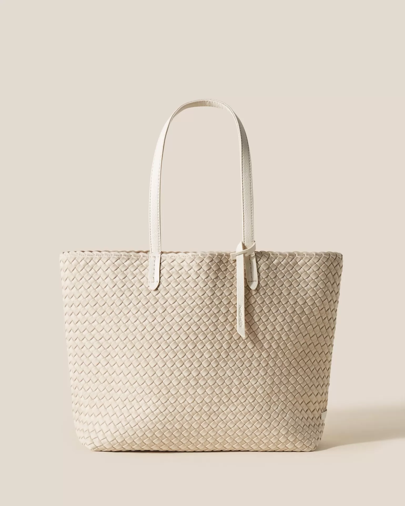 Totes<NAGHEDI Jetsetter Small Tote Ecru