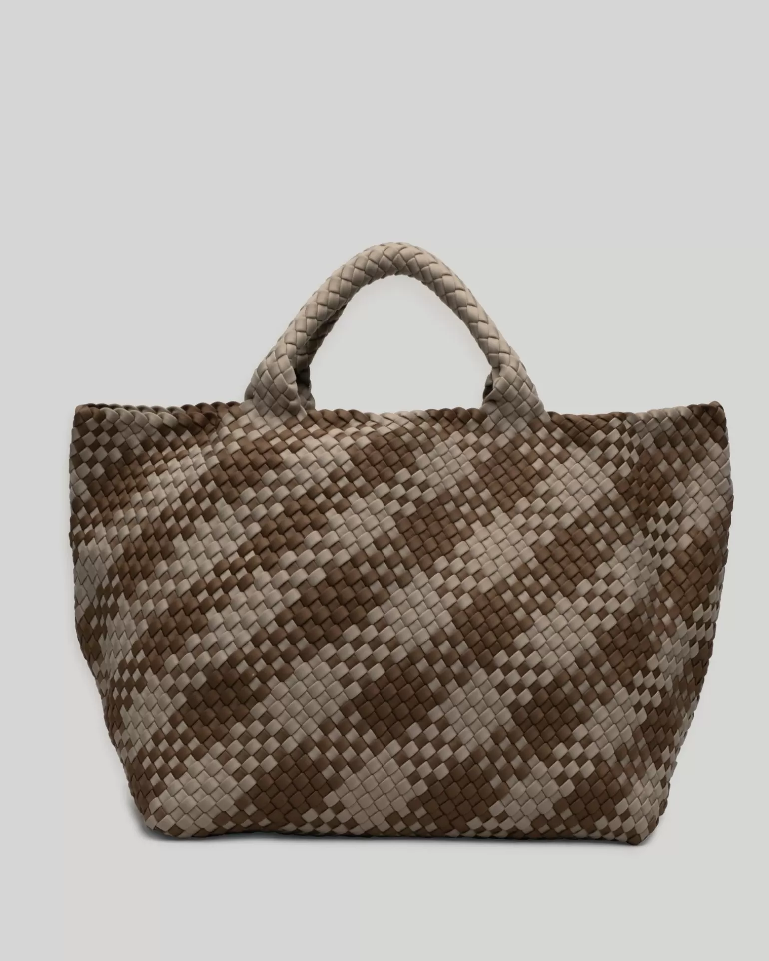 Totes<NAGHEDI St. Barths Large Tote Plaid Driftwood