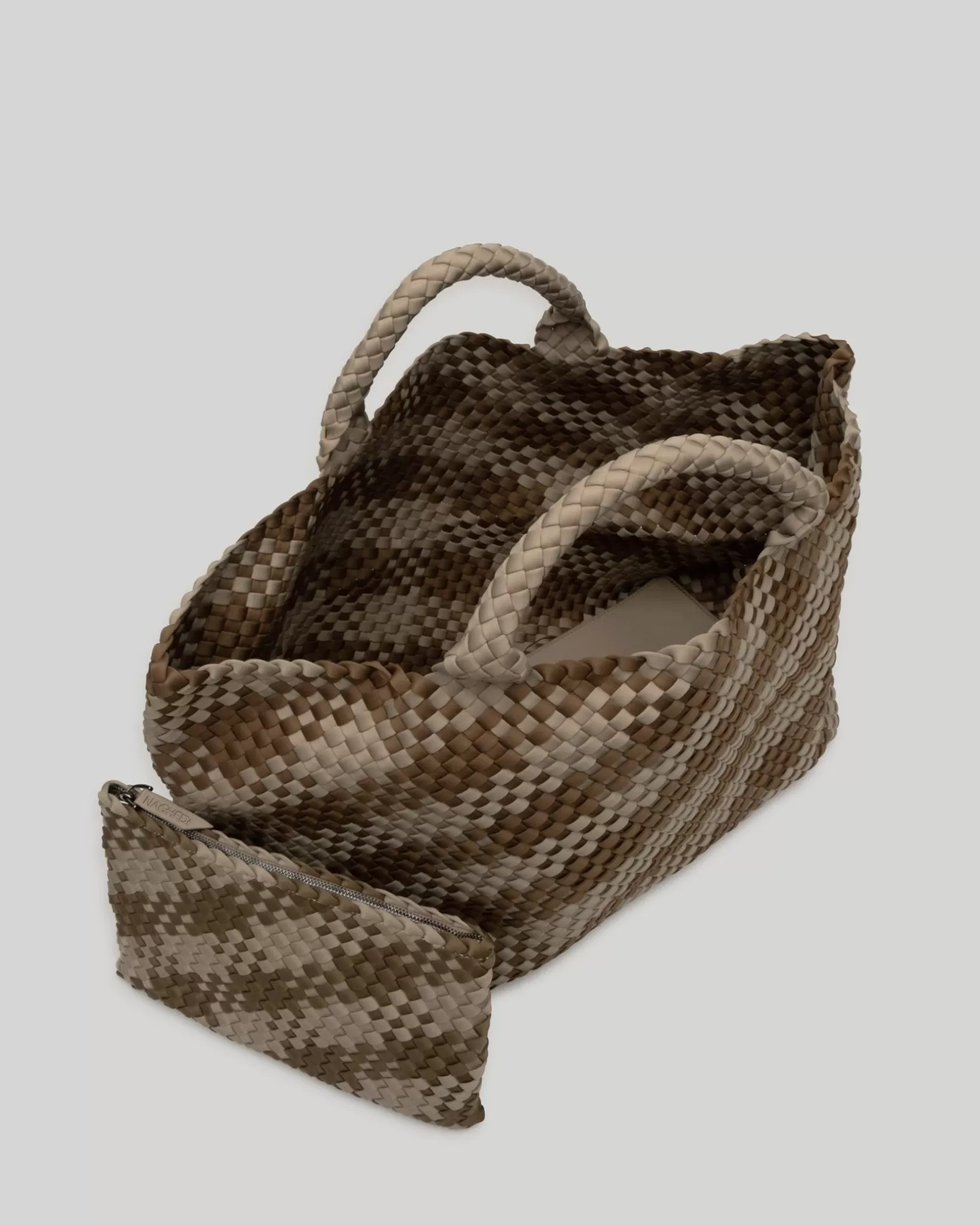 Totes<NAGHEDI St. Barths Large Tote Plaid Driftwood