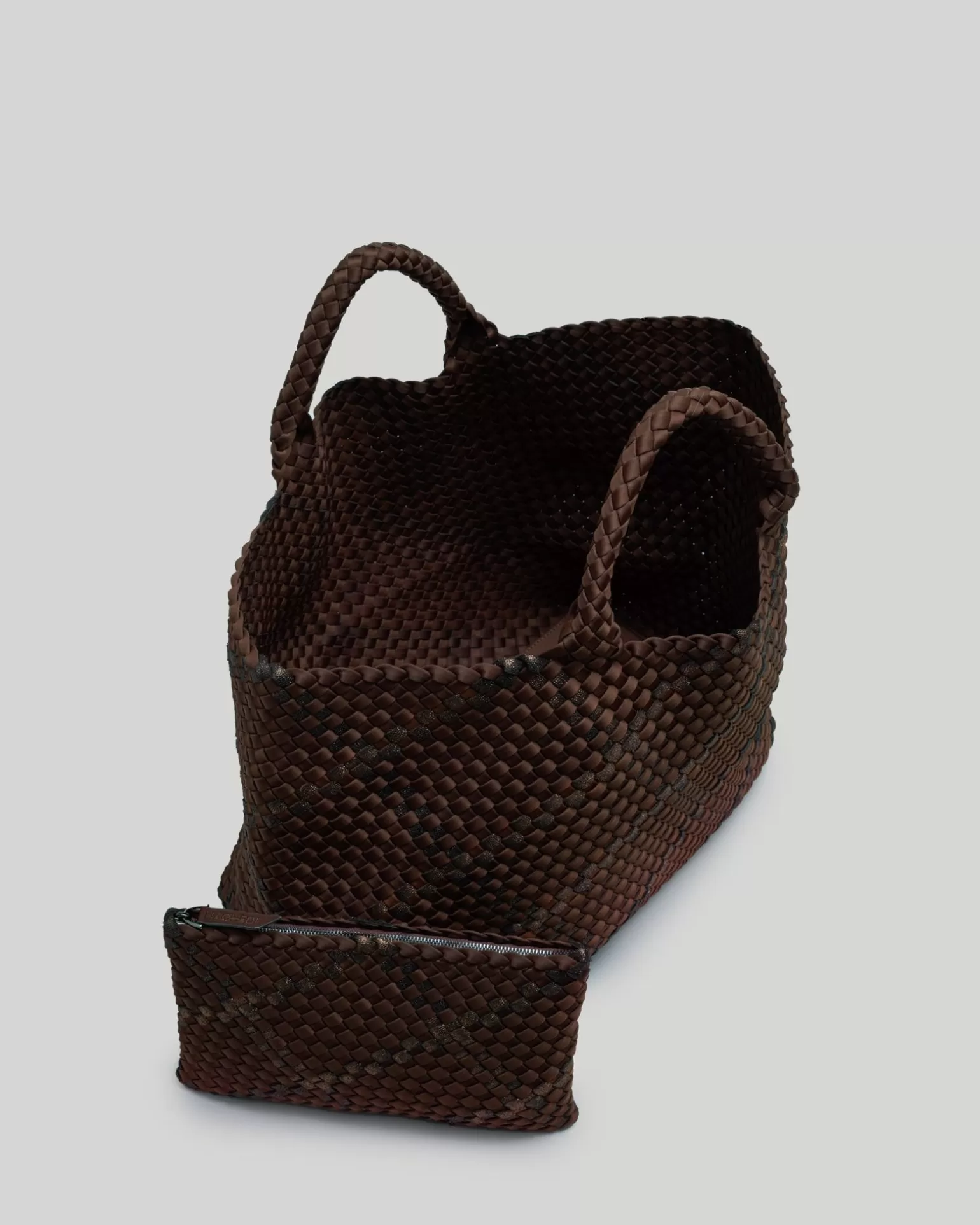 Totes<NAGHEDI St. Barths Large Tote Plaid Umber