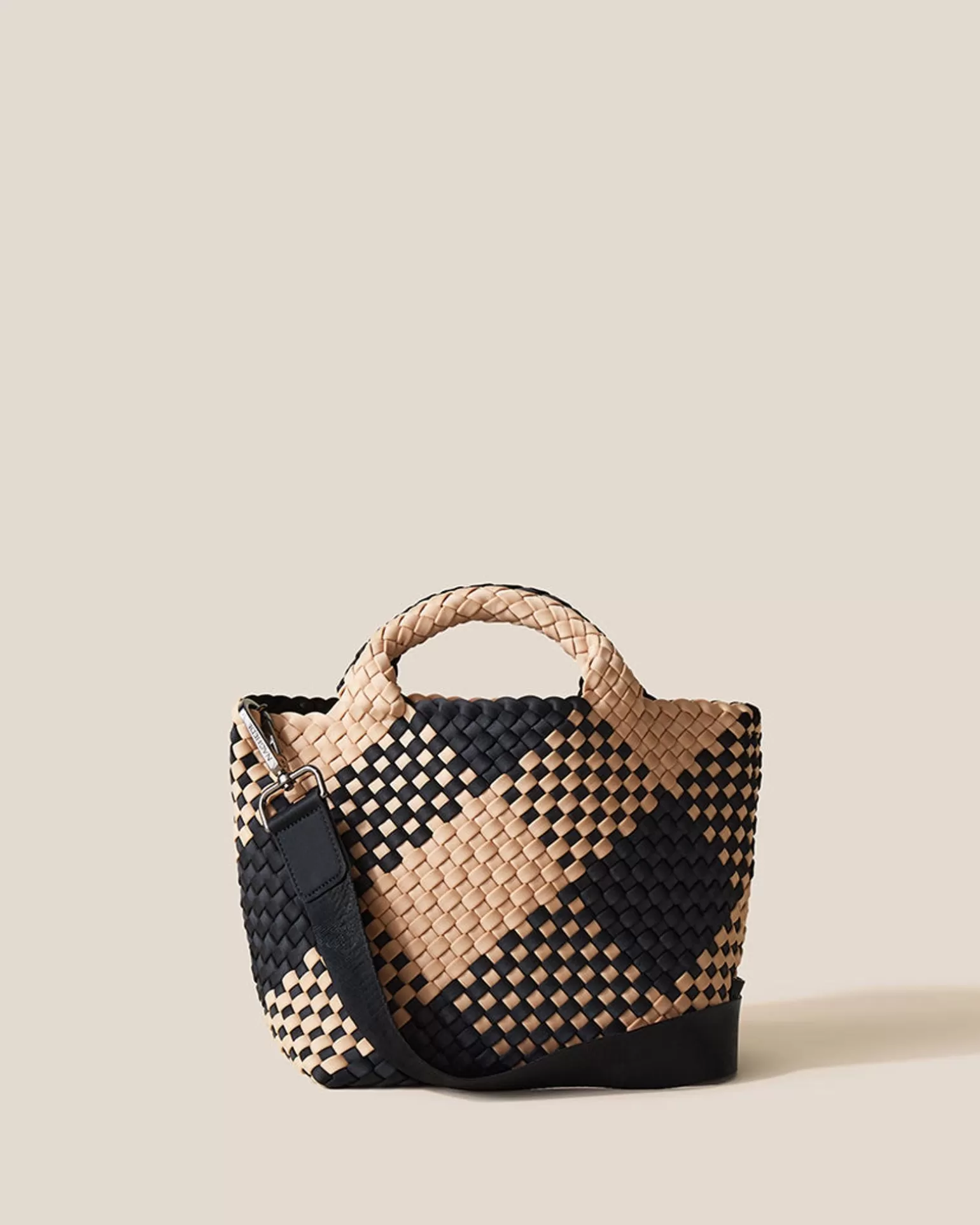Totes<NAGHEDI St. Barths Small Tote Plaid Cabana