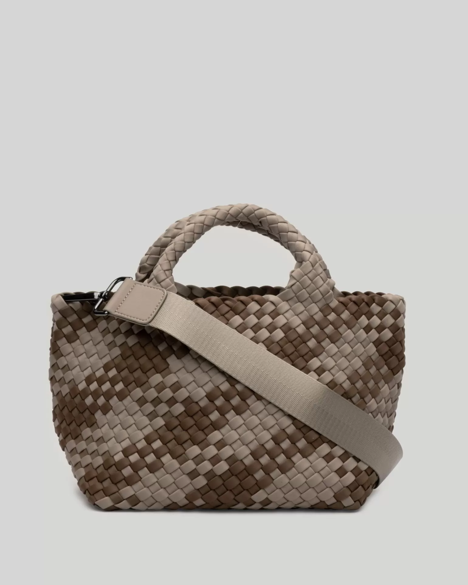 Totes<NAGHEDI St. Barths Small Tote Plaid Driftwood